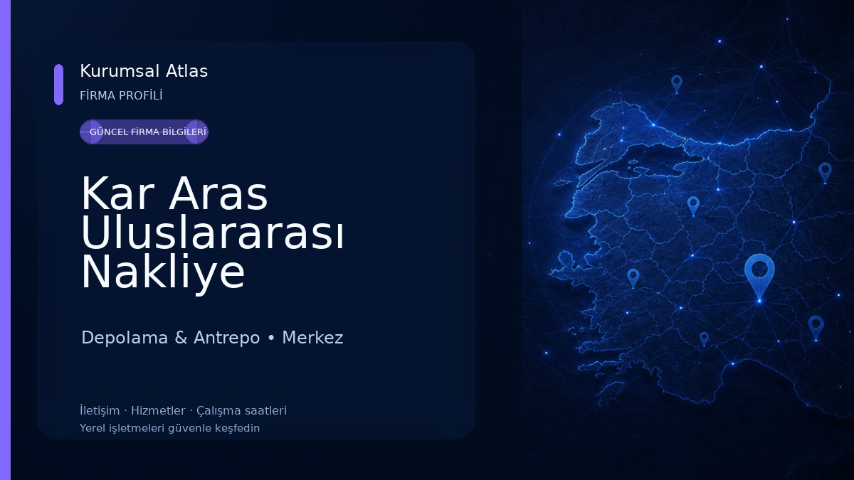 Kar Aras Uluslararası Nakliye