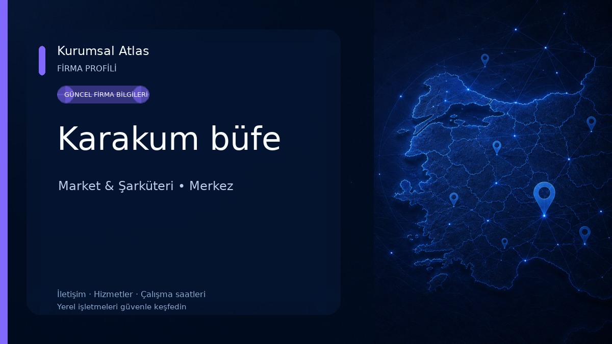 Karakum büfe Market & Şarküteri