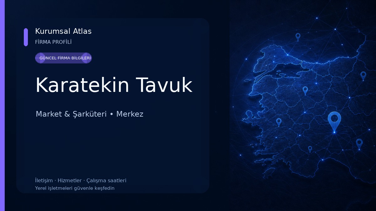 Karatekin Tavuk Market & Şarküteri