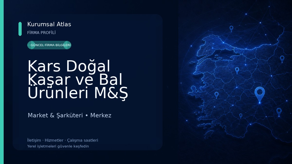 Kars Doğal Kaşar ve Bal Ürünleri M&Ş Market & Şarküteri