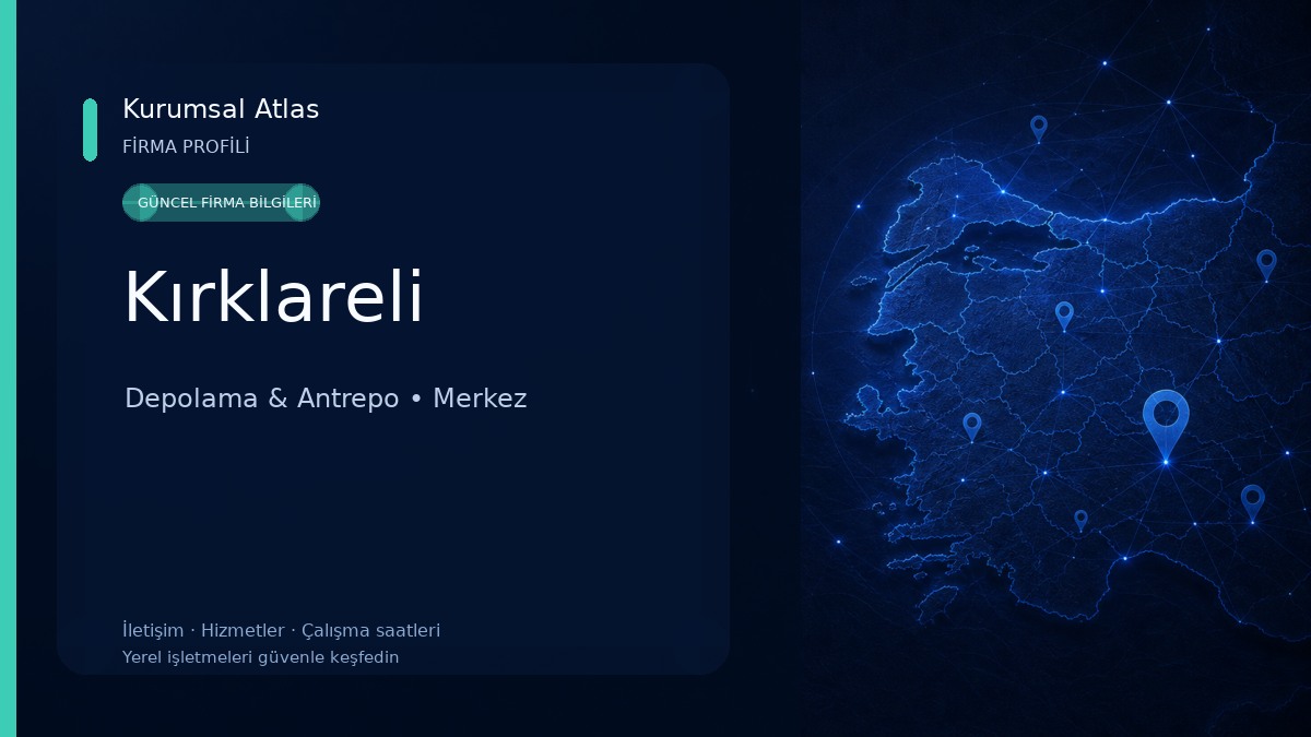 Kırklareli Depolama & Antrepo