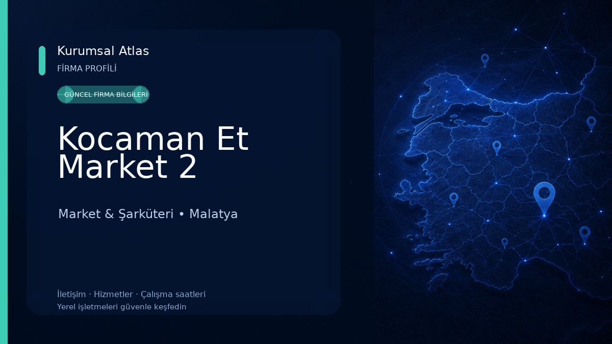 Kocaman Et Market 2 Market & Şarküteri