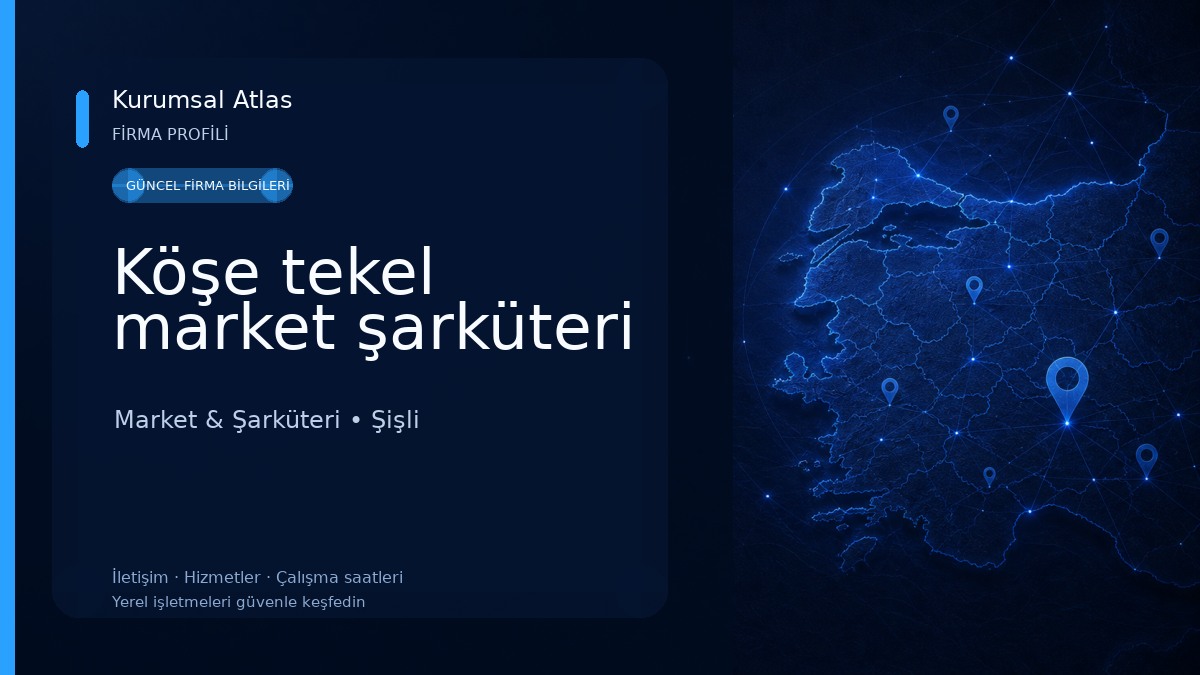 Köşe tekel market şarküteri 
