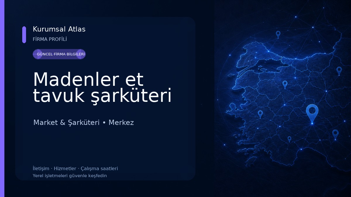 Madenler et tavuk şarküteri 