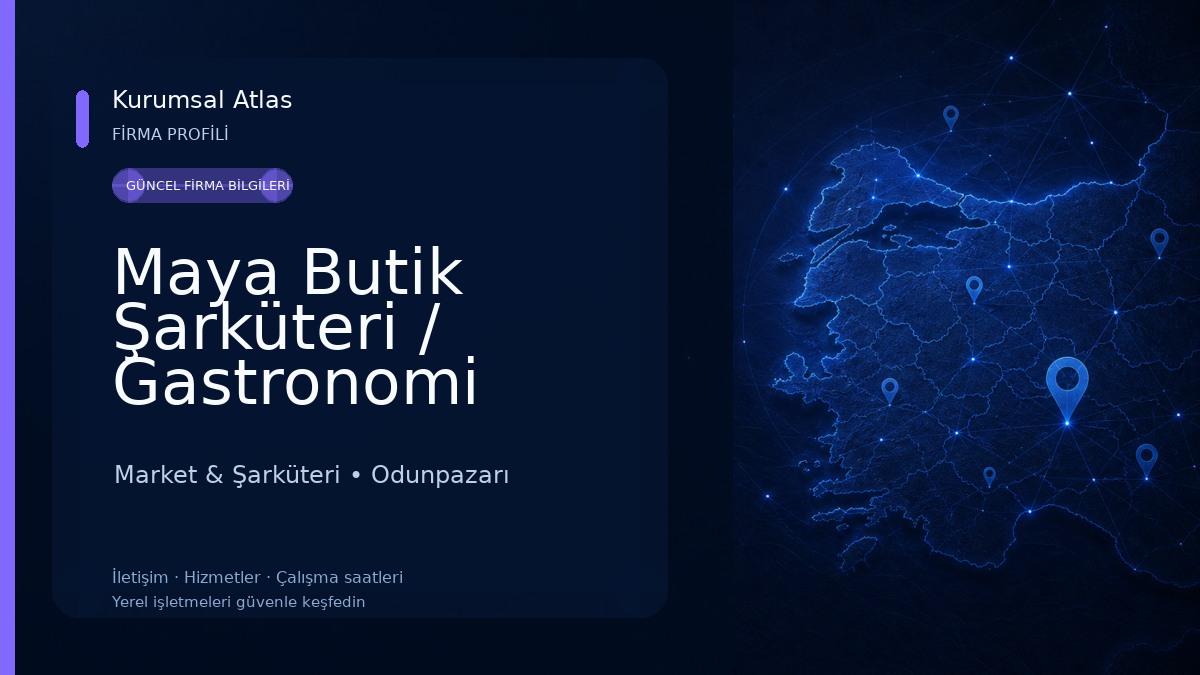 Maya Butik Şarküteri / Gastronomi Market / Peynir Evi