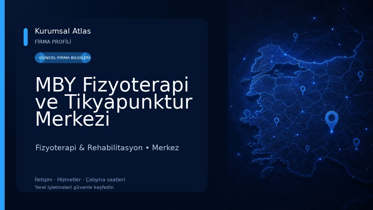 MBY Fizyoterapi ve Tikyapunktur Merkezi Fizyoterapi & Rehabilitasyon