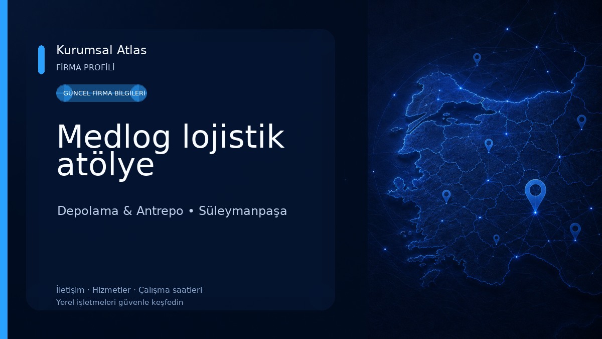 Medlog lojistik atölye Depolama & Antrepo