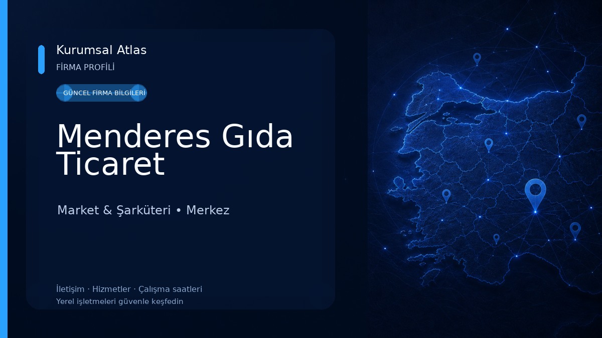 Menderes Gıda Ticaret Market & Şarküteri