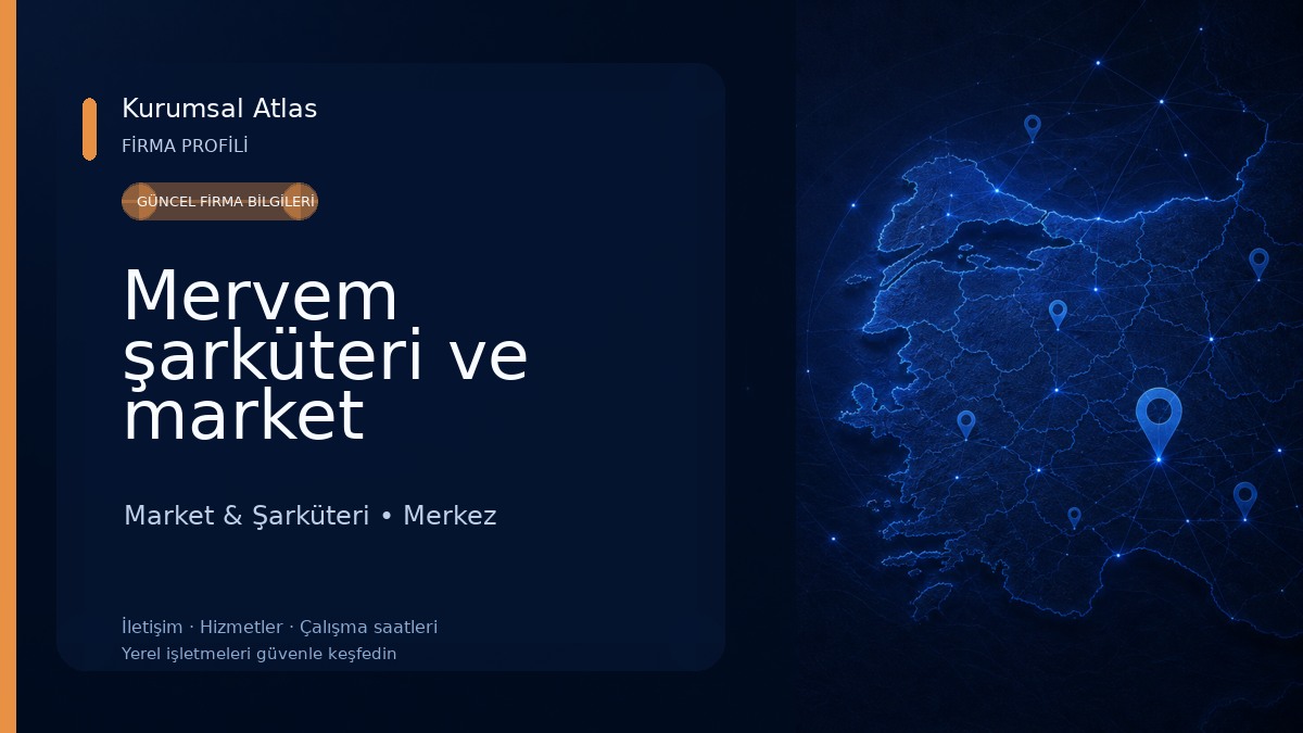 Mervem şarküteri ve market Market & Şarküteri