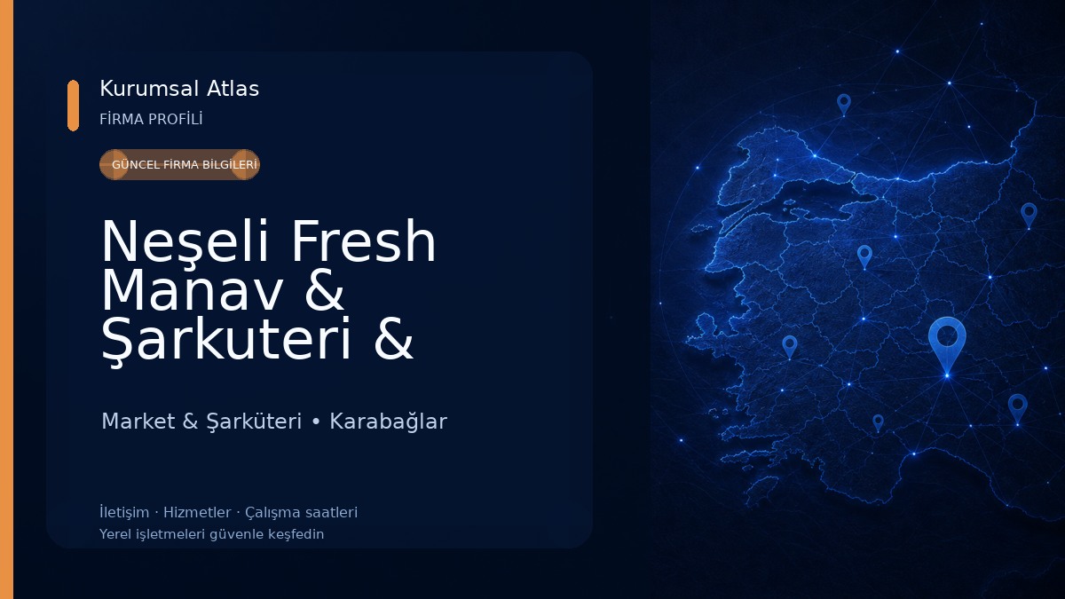 Neşeli Fresh Manav & Şarkuteri & Tekel Market & Şarküteri