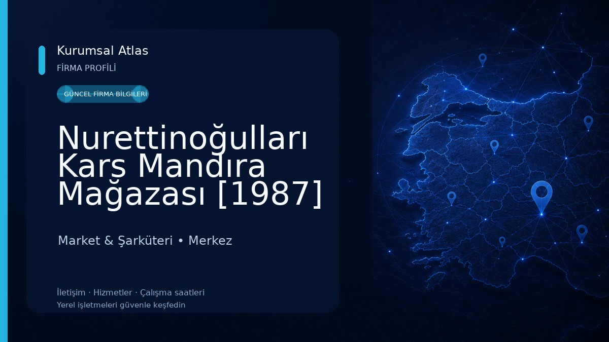 Nurettinoğulları Kars Mandıra Mağazası [1987] Market & Şarküteri