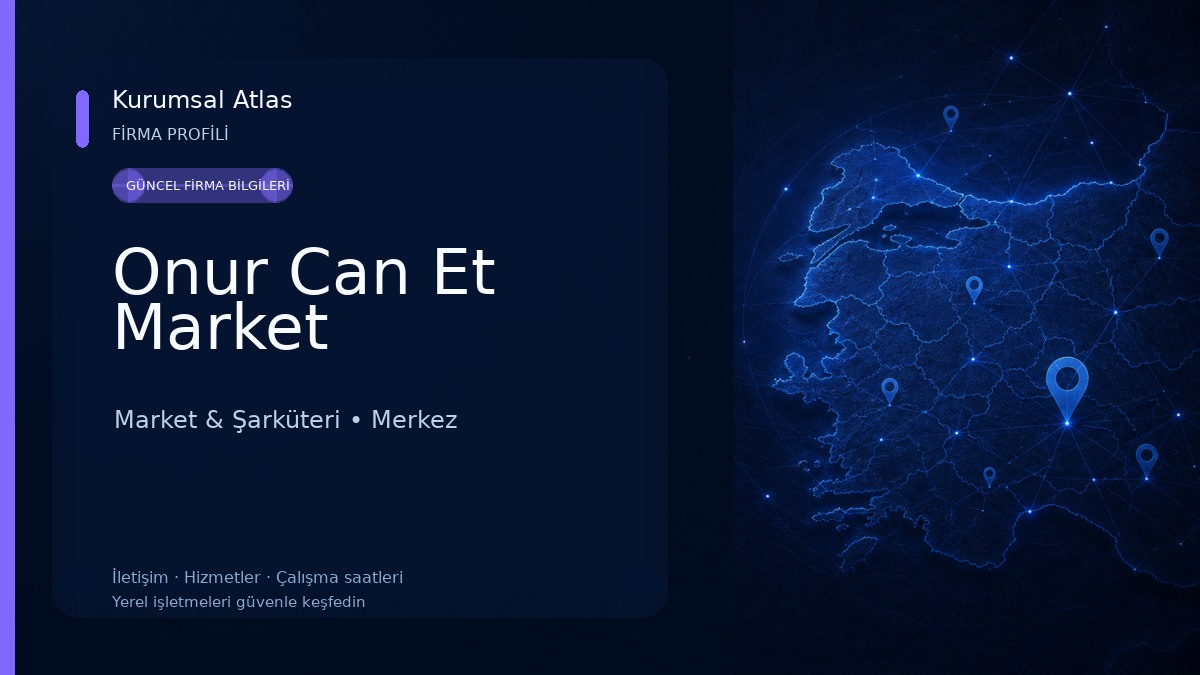 Onur Can Et Market Market & Şarküteri
