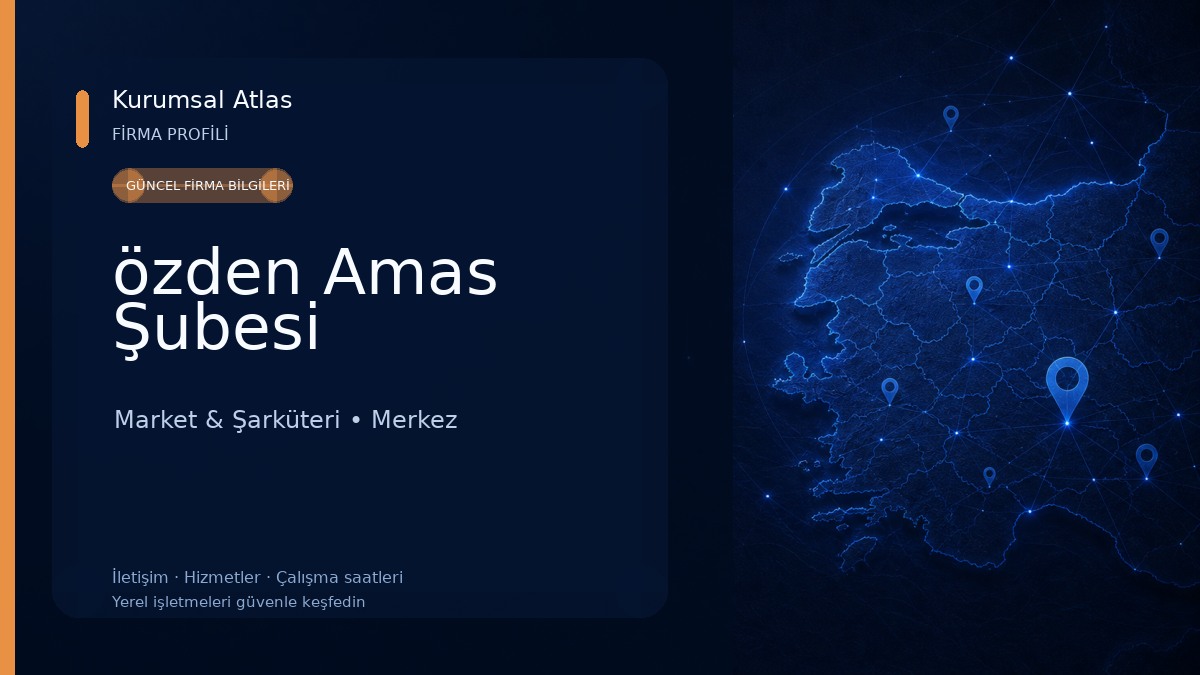 özden Amas Şubesi