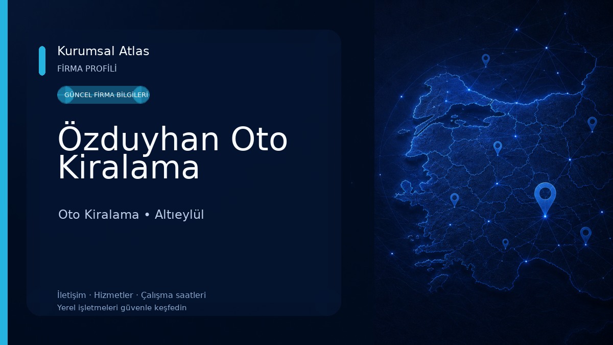 Özduyhan Oto Kiralama Oto Kiralama
