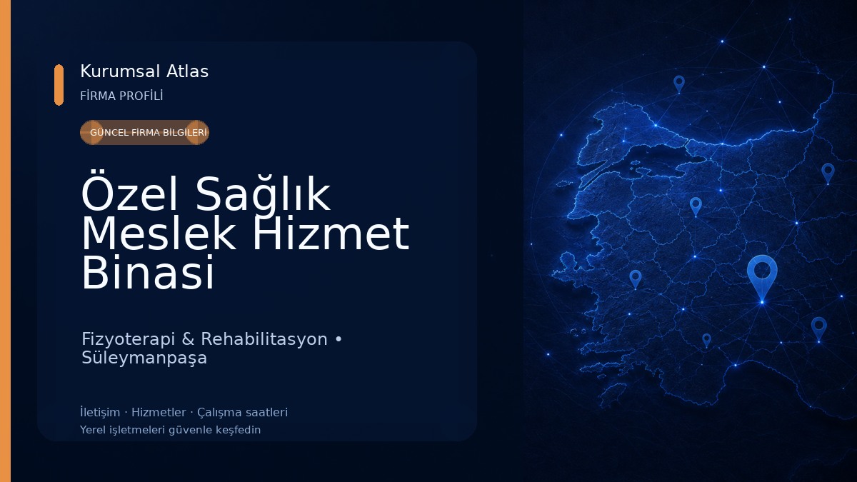 Özel Sağlık Meslek Hizmet Binasi Fizyoterapist Fatma Sağlamcı Fizyoterapi & Rehabilitasyon