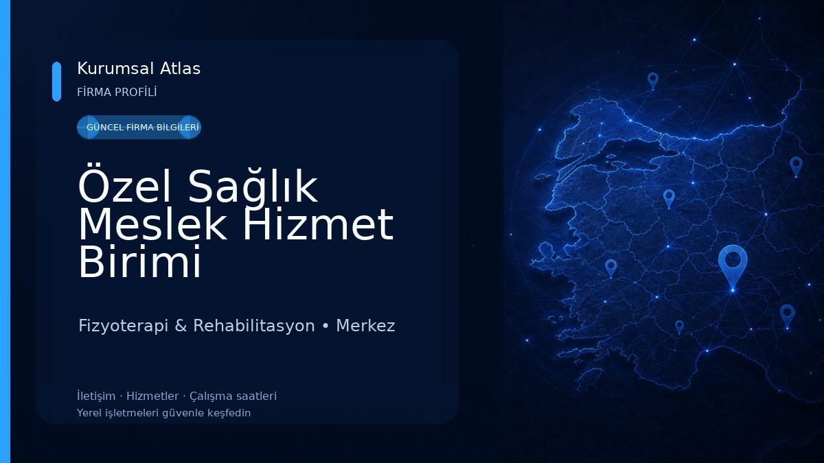 Özel Sağlık Meslek Hizmet Birimi Fizyoterapist Ayşe Gül Dertli Fizyoterapi & Rehabilitasyon