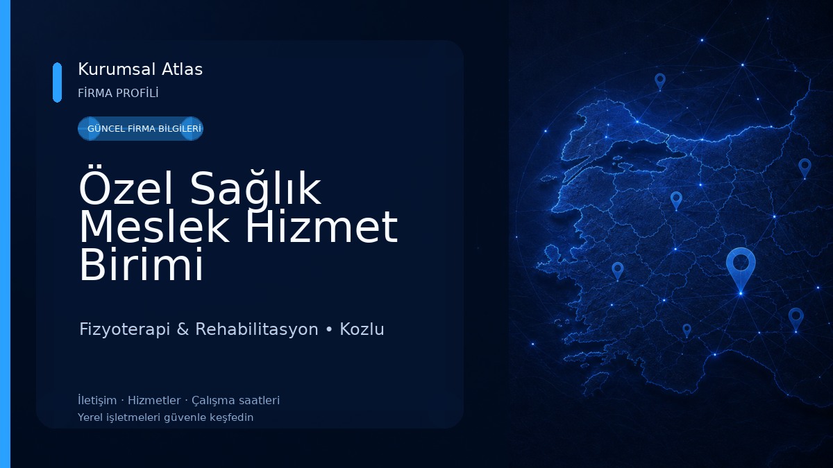 Özel Sağlık Meslek Hizmet Birimi Fizyoterapist Birnur Kart Fizyoterapi & Rehabilitasyon