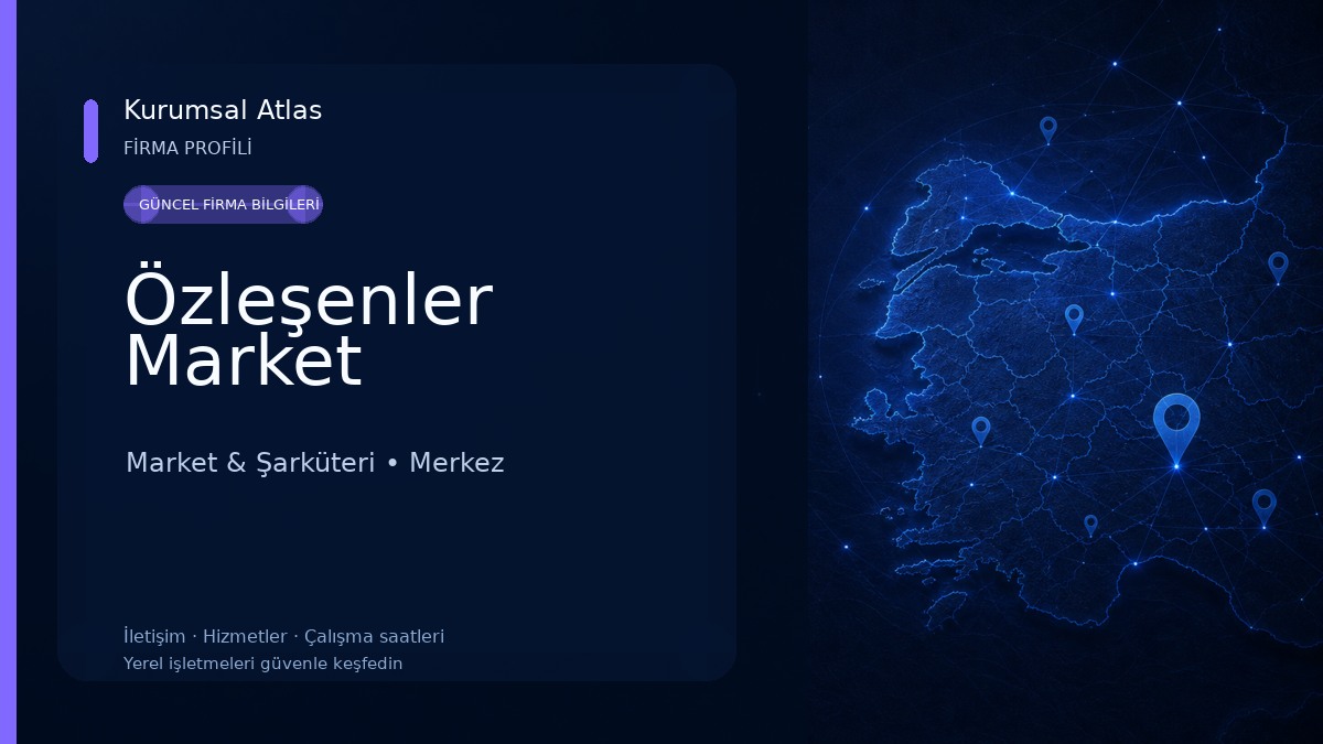 Özleşenler Market Market & Şarküteri