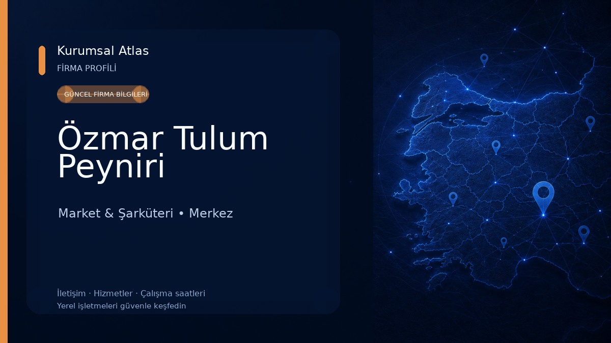 Özmar Tulum Peyniri Market & Şarküteri