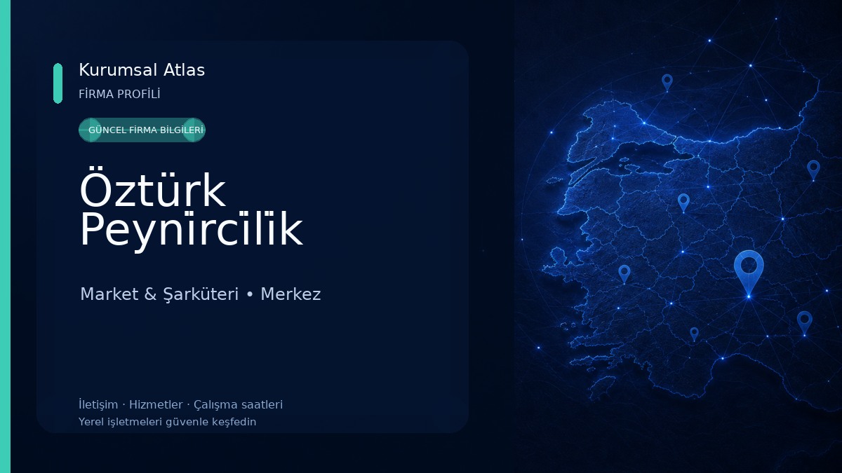 Öztürk Peyni̇rci̇li̇k Market & Şarküteri