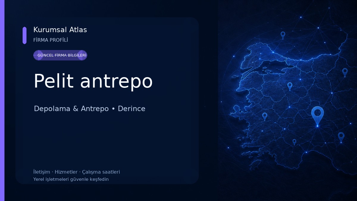 Pelit antrepo Depolama & Antrepo