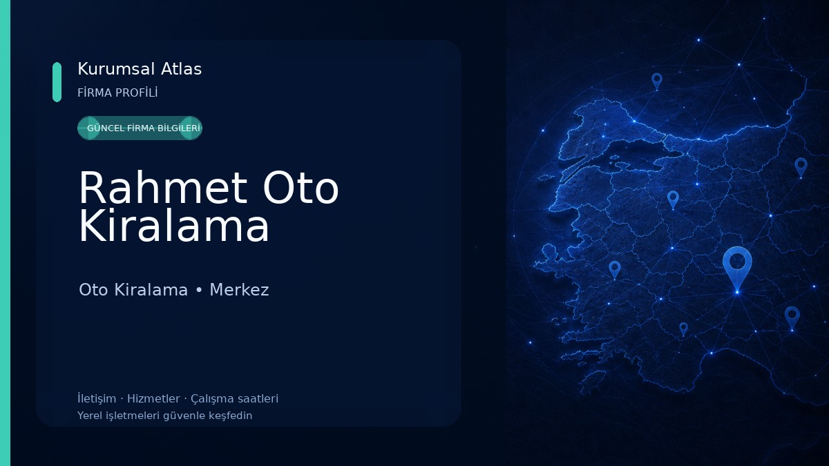 Rahmet Oto Kiralama Oto Kiralama