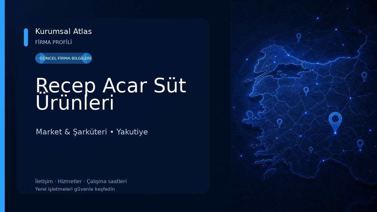 Recep Acar Süt Ürünleri Market & Şarküteri