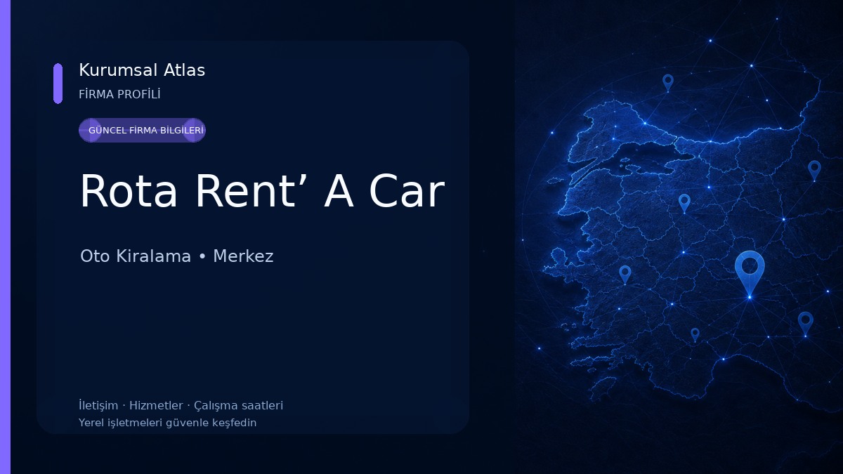 Rota Rent’ A Car Oto Kiralama