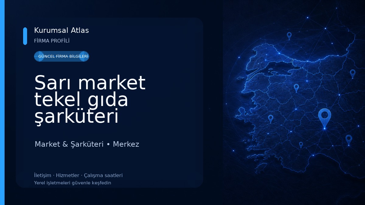 Sarı market tekel gıda şarküteri 