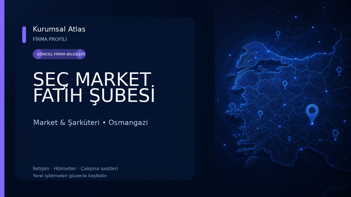 SEÇ MARKET FATİH ŞUBESİ Market & Şarküteri