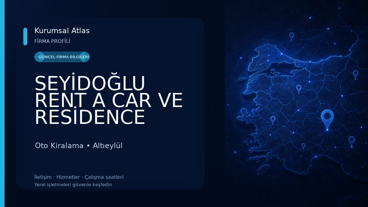 SEYİDOĞLU RENT A CAR VE RESİDENCE Oto Kiralama