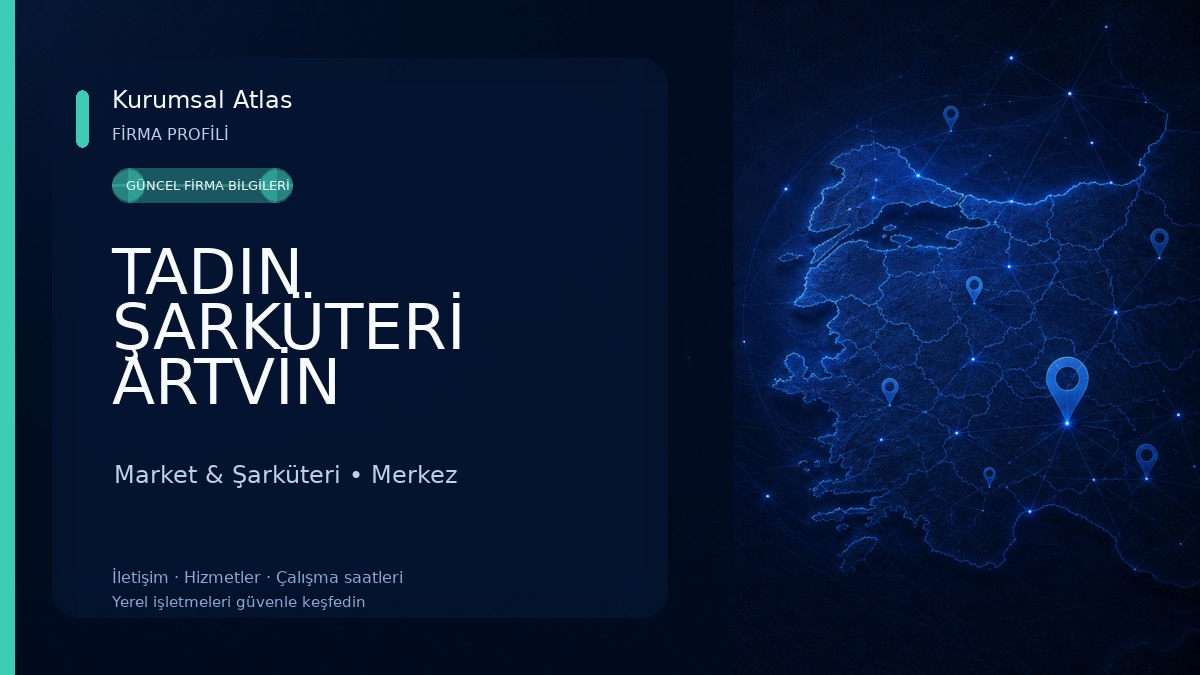 TADIN ŞARKÜTERİ ARTVİN