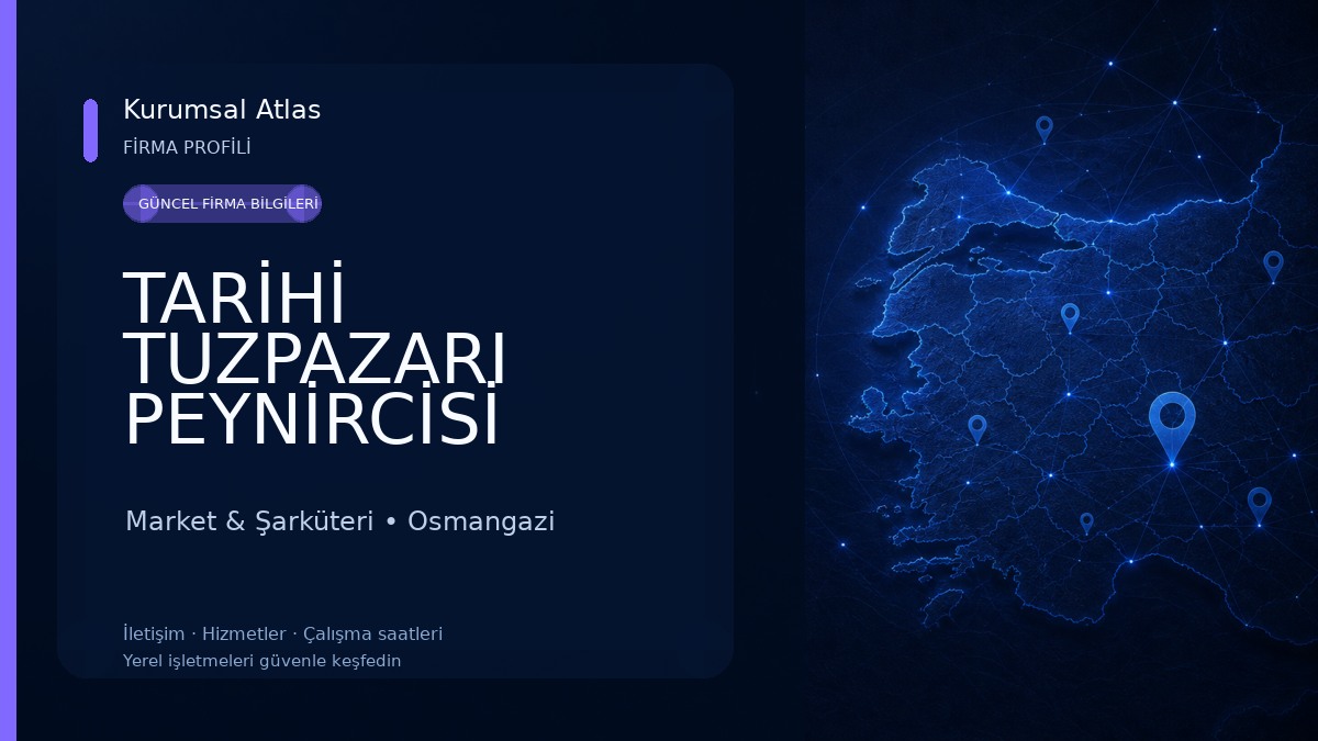 TARİHİ TUZPAZARI PEYNİRCİSİ 