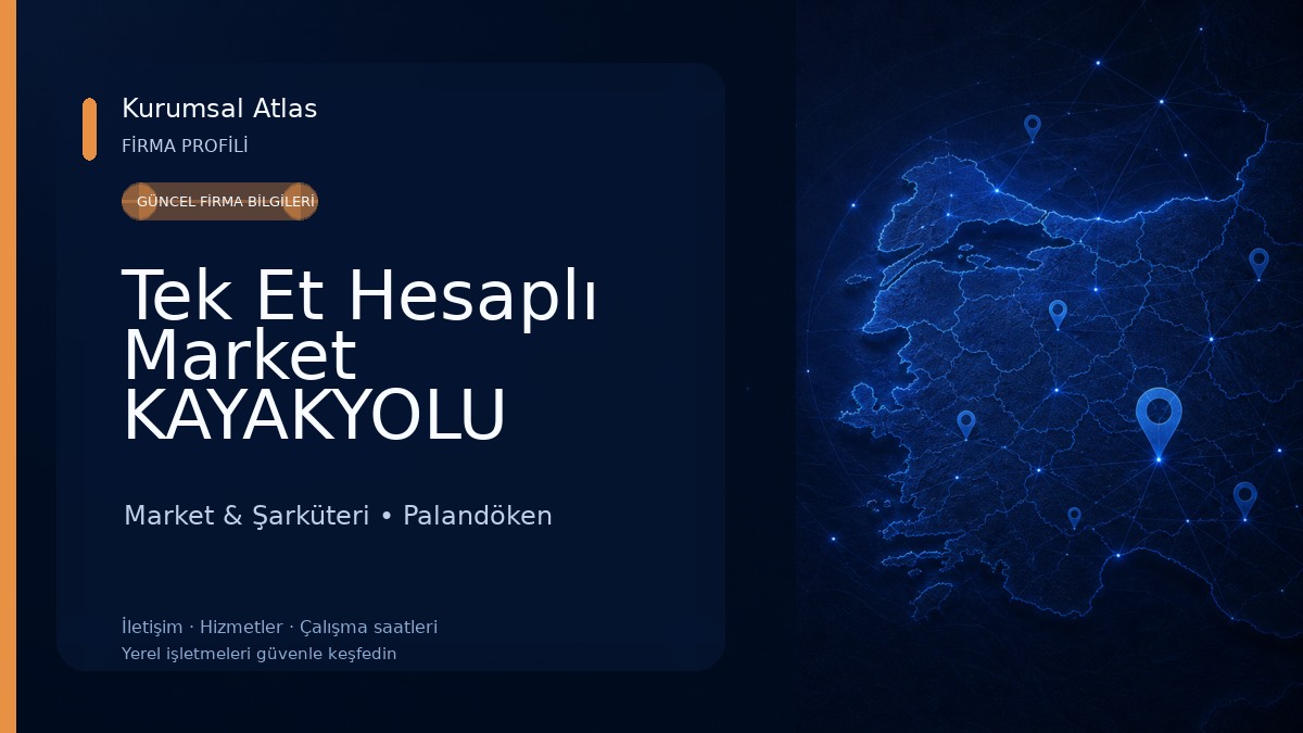 Tek Et Hesaplı Market KAYAKYOLU Market & Şarküteri