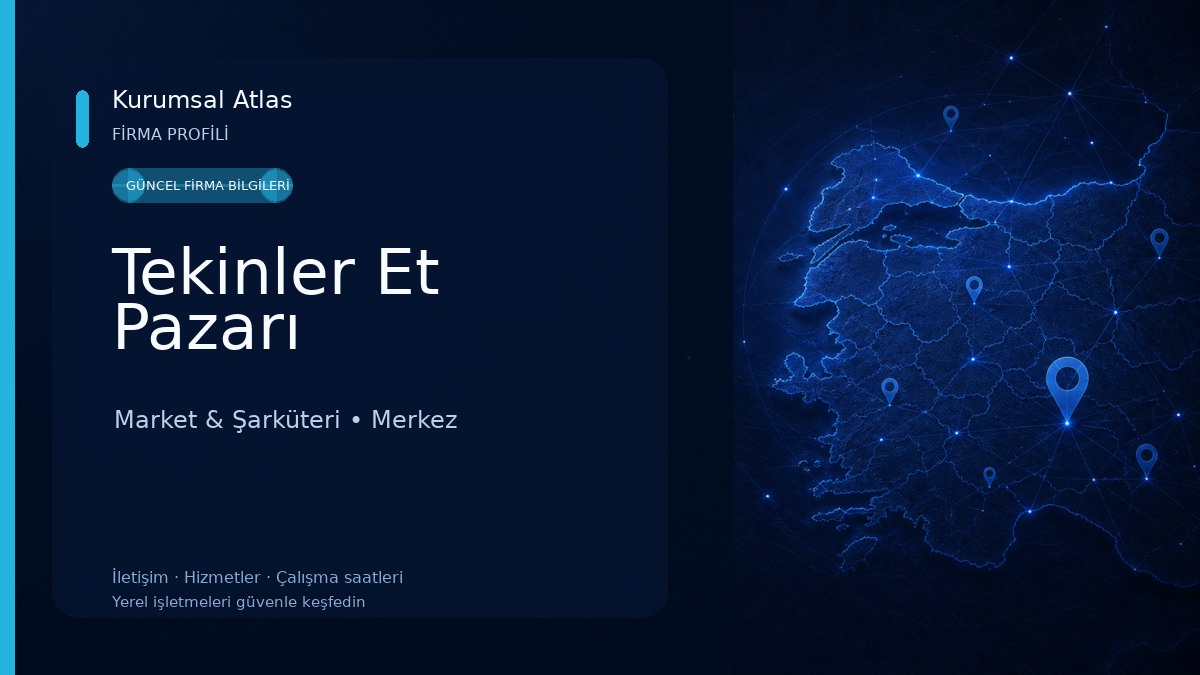 Tekinler Et Pazarı