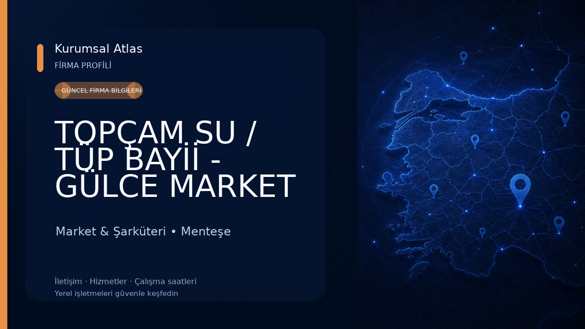 TOPÇAM SU / TÜP BAYİİ - GÜLCE MARKET 