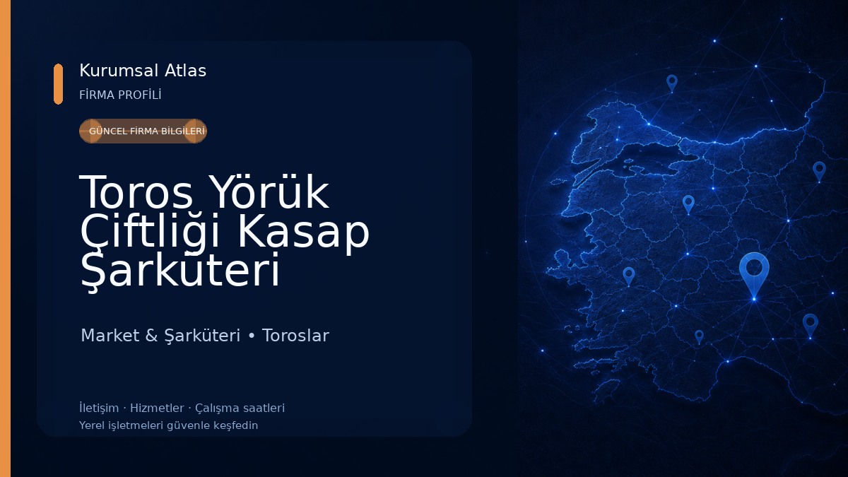 Toros Yörük Çiftliği Kasap Şarküteri Market & Şarküteri