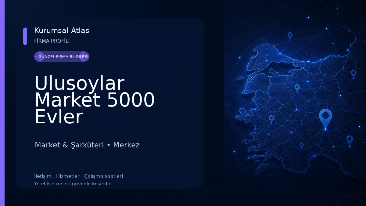 Ulusoylar Market 5000 Evler Market & Şarküteri