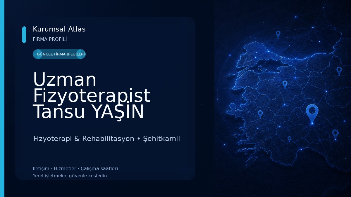 Uzman Fizyoterapist Tansu YAŞİN Fizyoterapi ve Skolyoz Merkezi 