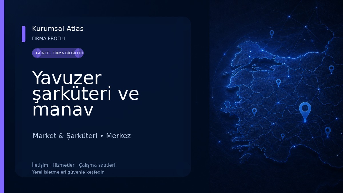 Yavuzer şarküteri ve manav Market & Şarküteri