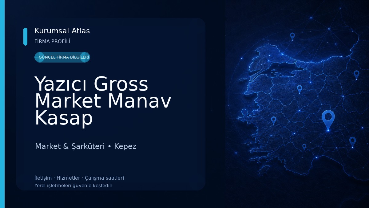 Yazıcı Gross Market Manav Kasap Market & Şarküteri
