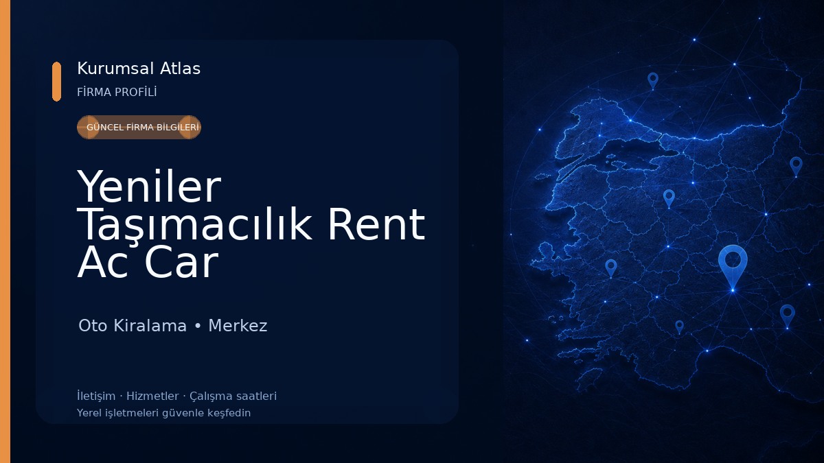 Yeniler Taşımacılık Rent Ac Car Oto Kiralama