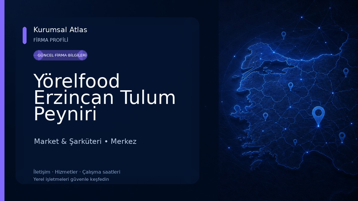 Yörelfood Erzincan Tulum Peyniri