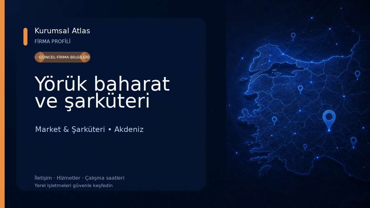 Yörük baharat ve şarküteri Market & Şarküteri