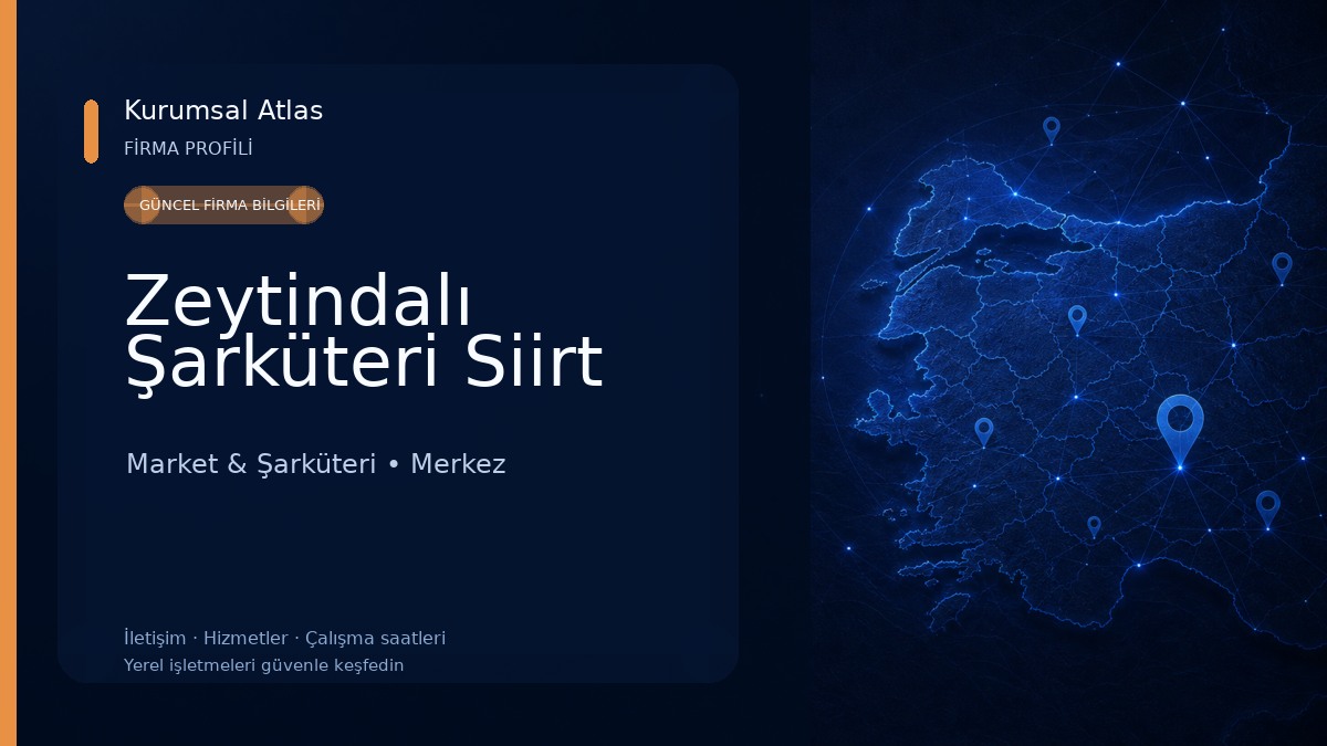 Zeytindalı Şarküteri Siirt